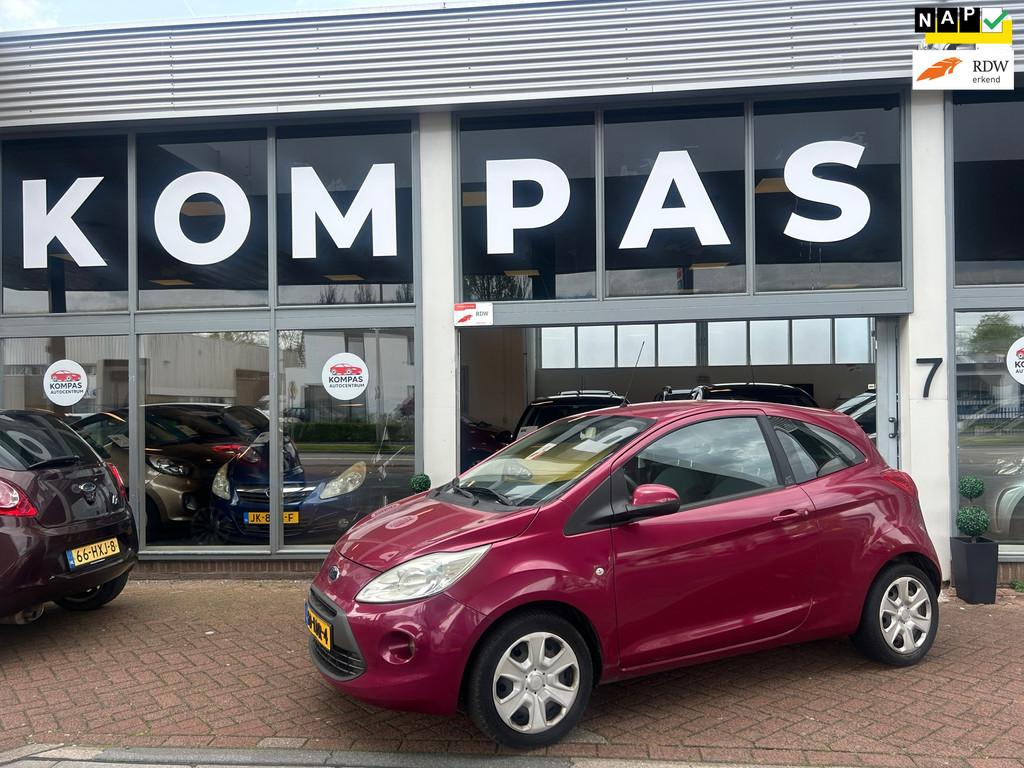 Ford Ka 1.2 Titanium |NAP|AIRCO|EL.RAMEN|APK2027|, Auto's, Voorwielaandrijving, Stof, Gebruikt, 1242 cc