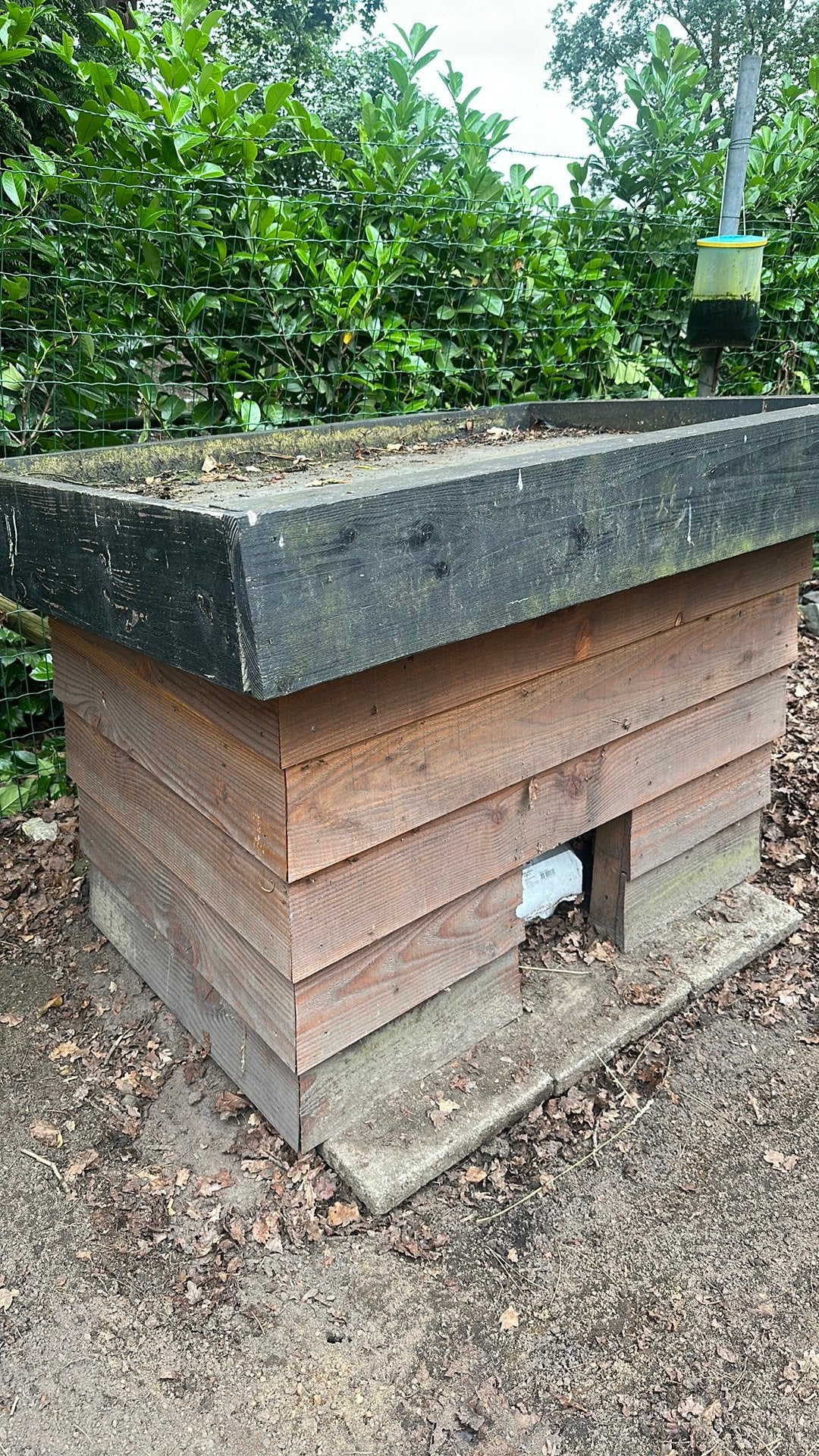 Berging, Tuin en Terras, Bergingen en Tuinkasten, Verzenden, Gebruikt, Hout, Overige typen