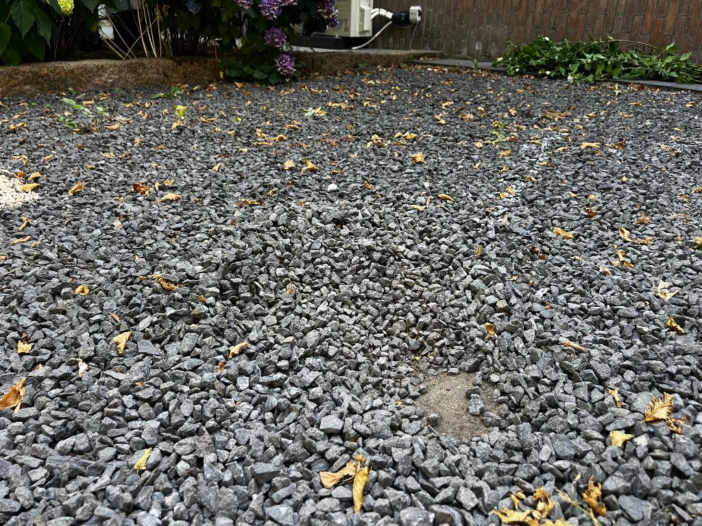 Siergrind grijs grijsblauw 20 m2, Ophalen, Gebruikt, Grijs, Grind