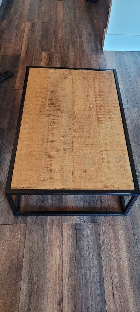 Salontafel industrieel zwart, Ophalen, Gebruikt, 50 tot 100 cm, 50 tot 100 cm