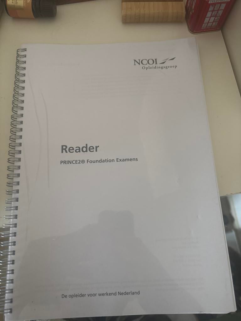 Reader PRINCE2 Foundation Examens NCOI, Boeken, Studieboeken en Cursussen, Ophalen of Verzenden, Gamma, Gelezen, HBO