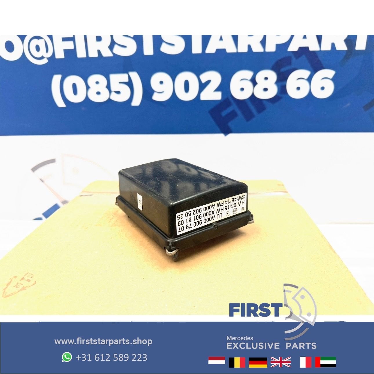 A0009007907 RADARSENSOR W205 W253 W213 W166 W222 W156 W218 D, Gebruikt, -, Ophalen of Verzenden, -