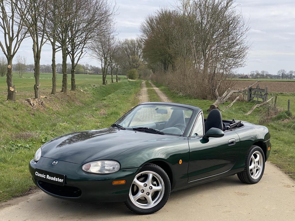 Mazda MX-5 NB 1.8i 140PK, Auto's, Mazda, Zwart, 4 cilinders, Cabriolet, Bedrijf