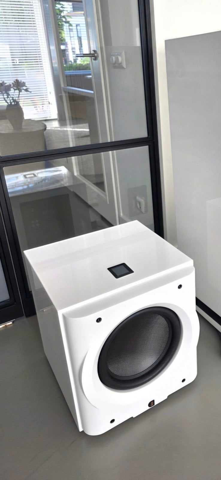 subwoofer perlisten d12s, Subwoofer, Zo goed als nieuw, Geschikt voor surround/home cinema, Ophalen
