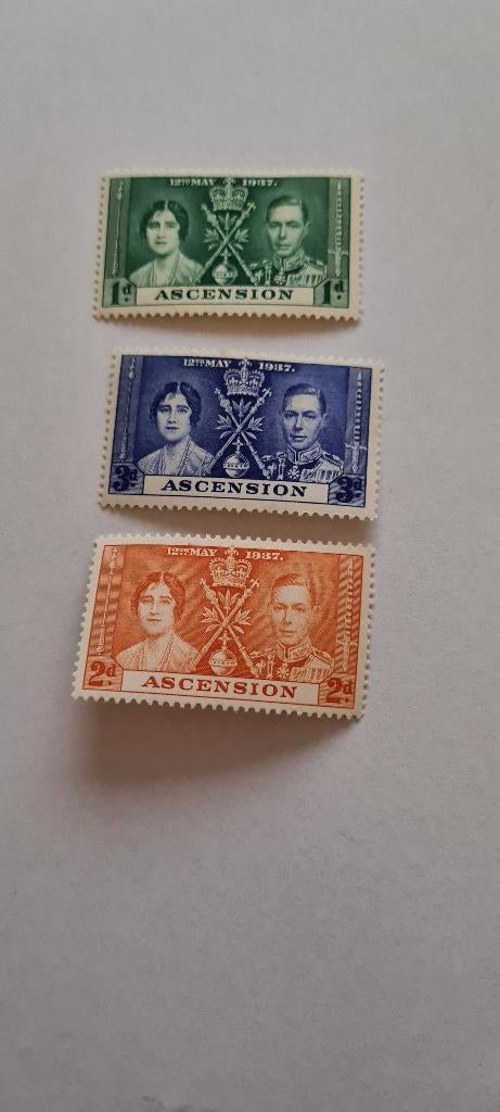 7991 ascension kroning george VI en elisabeth 1937, Verzenden