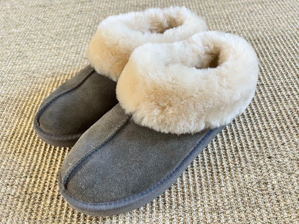 Schapenvacht pantoffels Van Buren maat 38 grijs, Van buren, Nieuw, Ophalen of Verzenden, Pantoffels of Sloffen