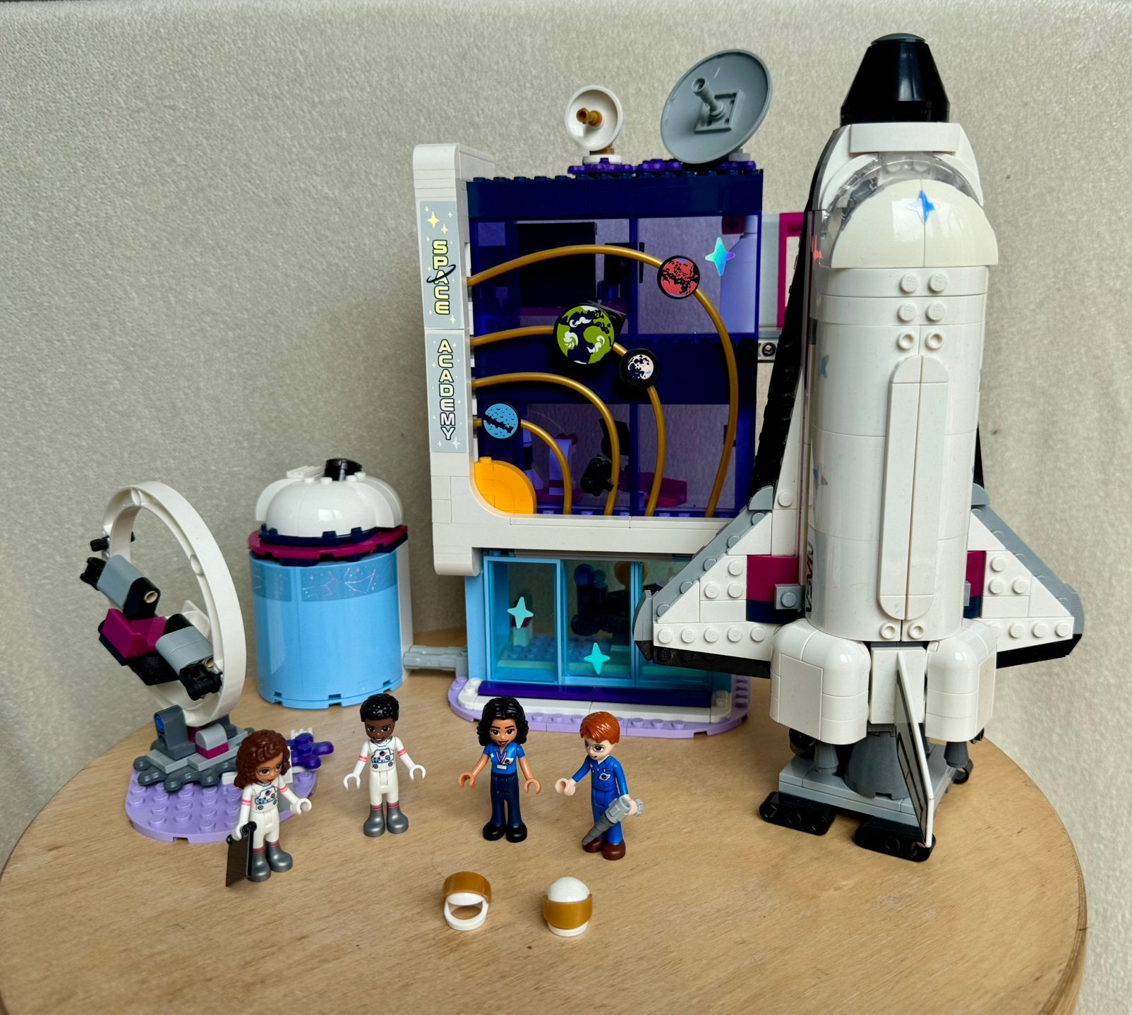 Lego friends 41713, Olivia’s ruimte opleiding, Lego, Friends, Zo goed als nieuw, Complete set