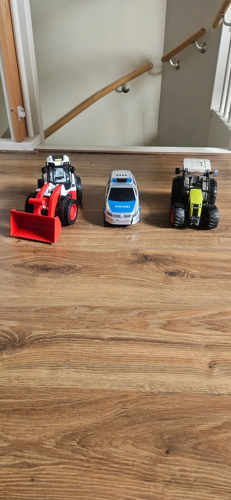Speelgoedvoertuigen: Politieauto, Tractor, Graafmachine, Ophalen of Verzenden, Gebruikt