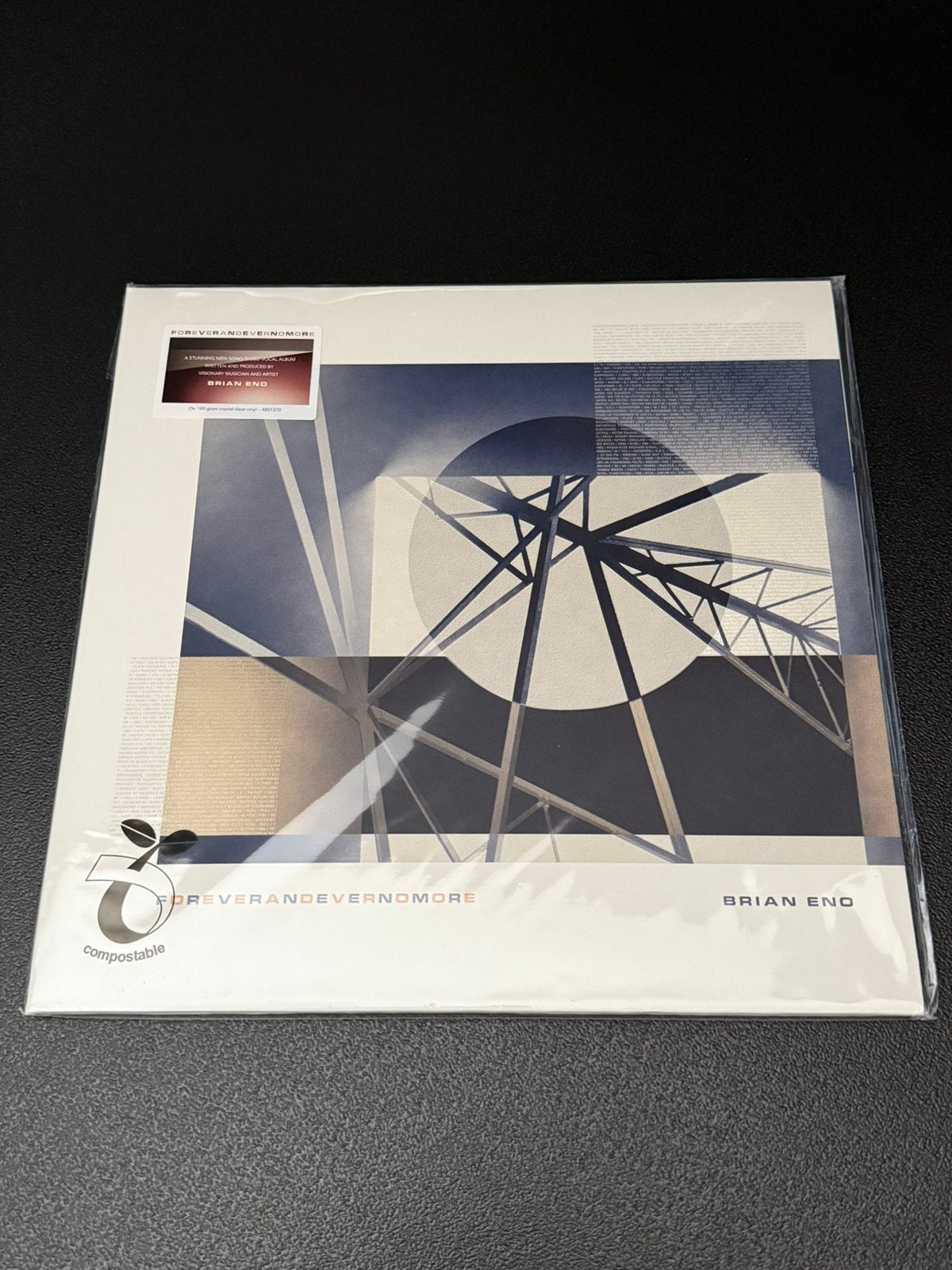 Brian Eno - Foreverandevernomore - Clear Vinyl NIEUW, LP, Ambiënt of Lounge, Colored vinyl, Ophalen of Verzenden