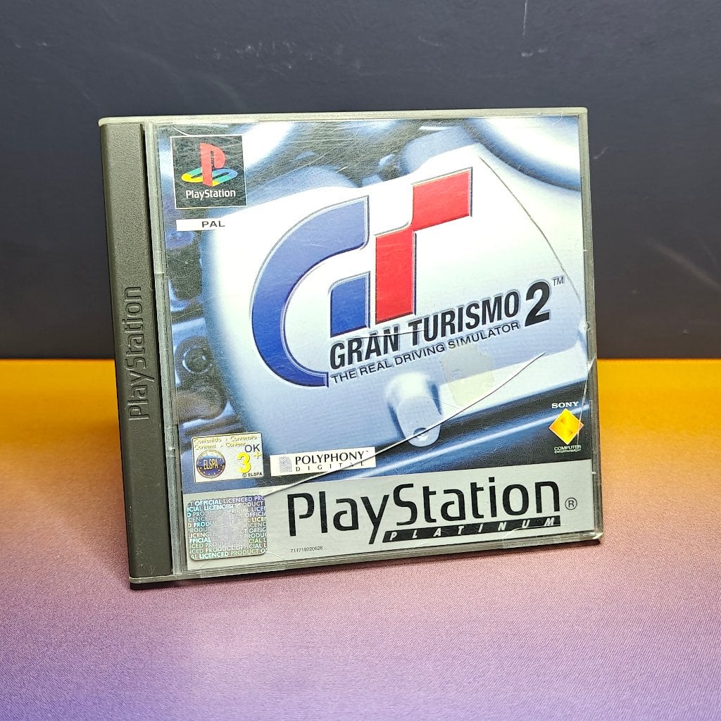 Gran Turismo 2 - PS1 (Disc 2 Only), Memor Media, Gebruikt, Games@memormedia.nl, Racen en Vliegen