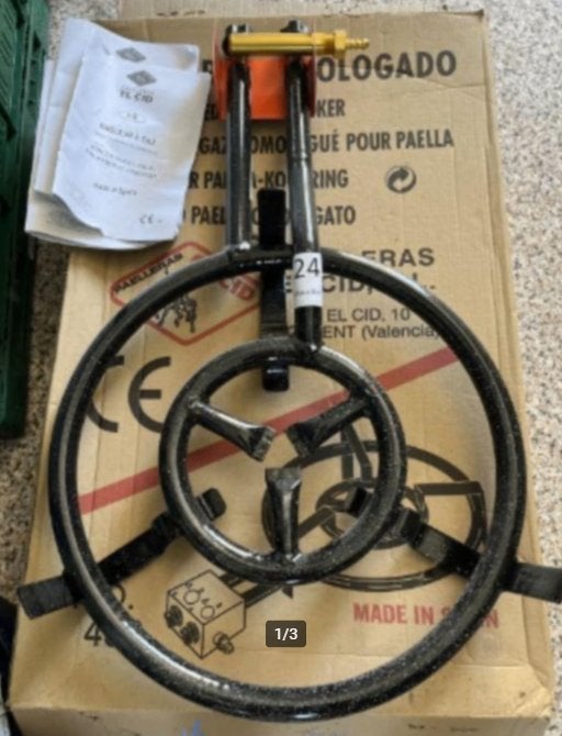 Paella gasbrander EL CID, Ophalen, Gebruikt