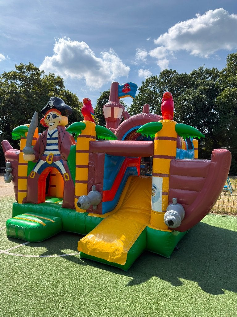Springkussen verhuur kinderfeestje verjaardag Lucht Kasteel, Hobby en Vrije tijd, Feestartikelen | Verhuur, Ophalen, Zo goed als nieuw