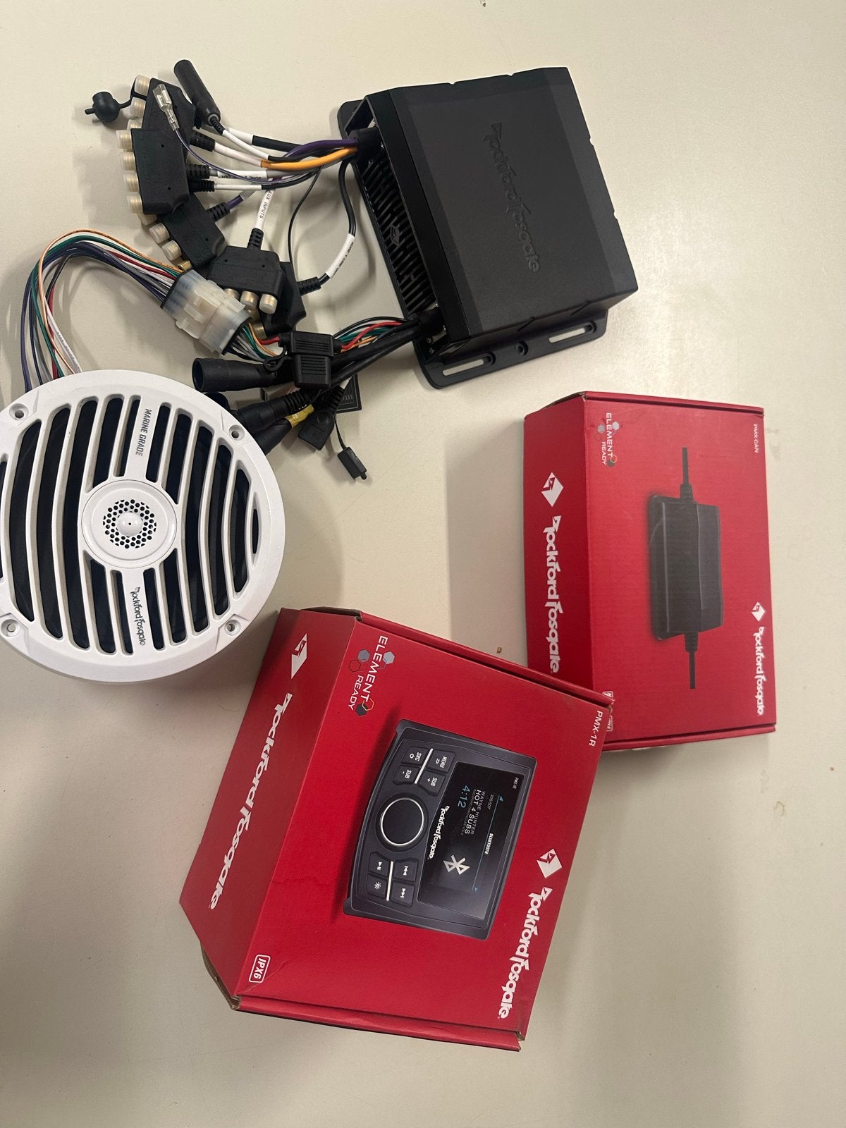 Rockford Fosgate Marine Audio Set (PMX-8BB, PMX-1R, PMX-CAN,, Ophalen of Verzenden, Nieuw, Overige typen
