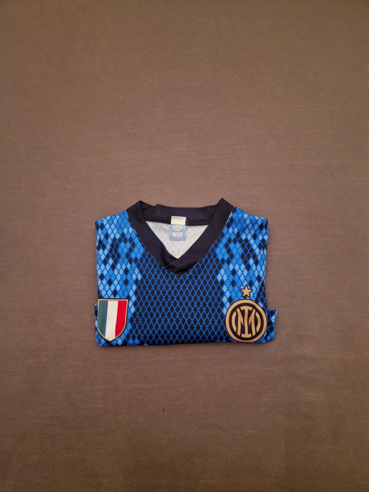 Inter Milan Dzeko 9 voetbalshirt maat 8, Inter Milan, Verzenden, Zo goed als nieuw, Shirt of Longsleeve