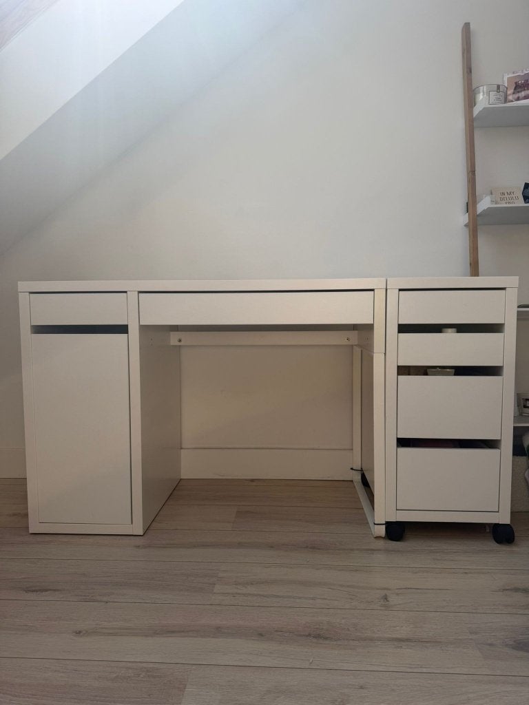 Ikea bureau Micke, Ophalen, Opbergruimte, Gebruikt, Spaanplaat of MDF