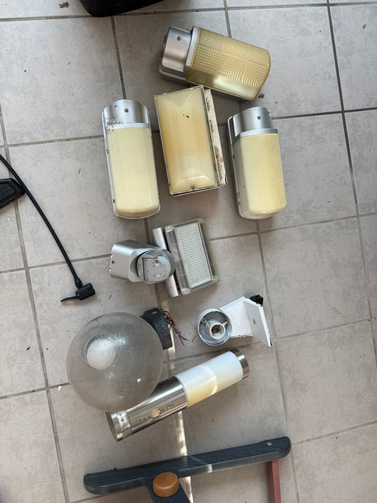 Buitenlampen, Ophalen, Gebruikt