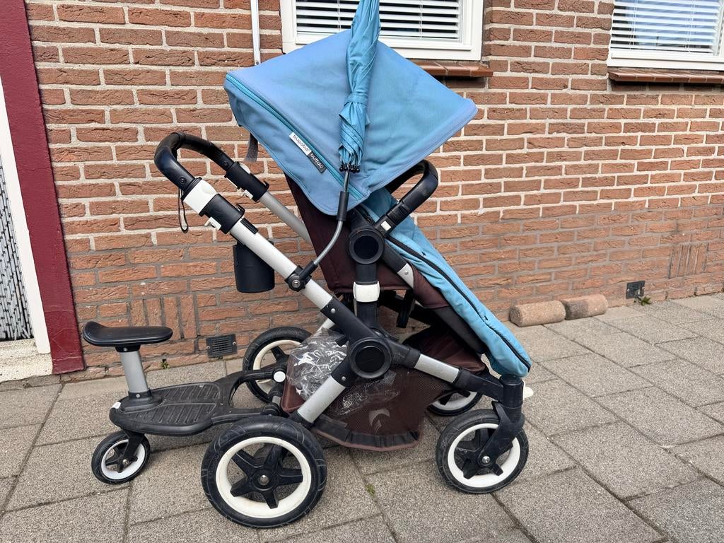 Bugaboo Buffalo kinderwagen met veel accessoires, Gebruikt, Bugaboo, Met reiswieg, Ophalen
