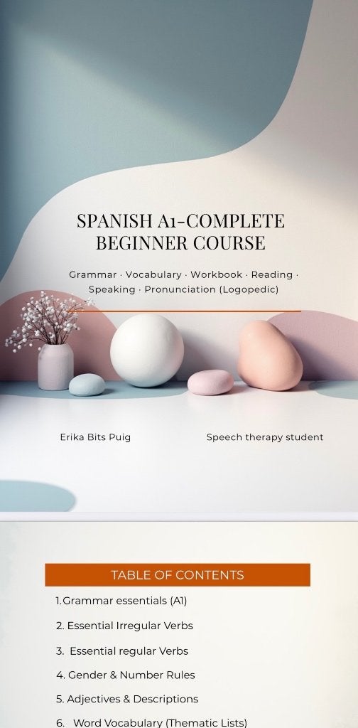 Spanish Book, Taal en Reizen, Erika Bits Puig