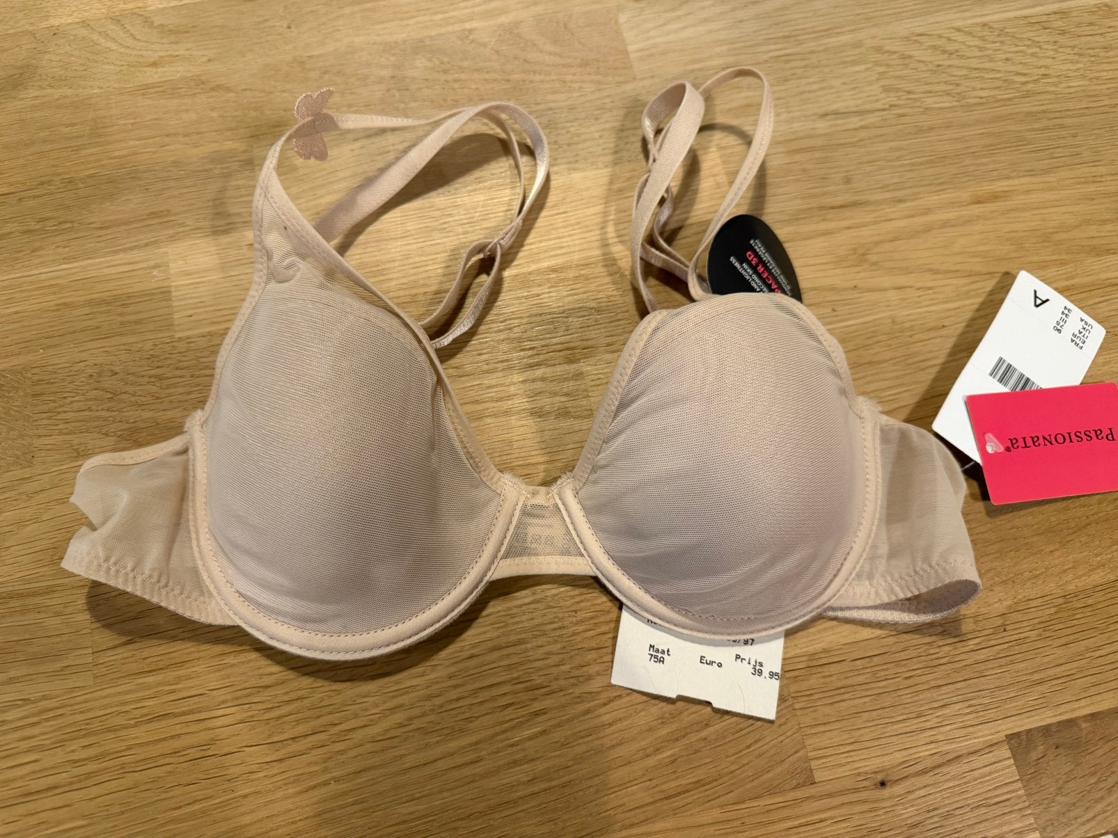 Passionata bh 75A NIEUW!! Nu €15, Ophalen of Verzenden, Beige, BH