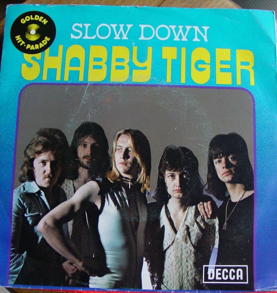 45T 7INCH VINYL SINGLE SHABBY TIGER, Ophalen of Verzenden, Zo goed als nieuw, Pop