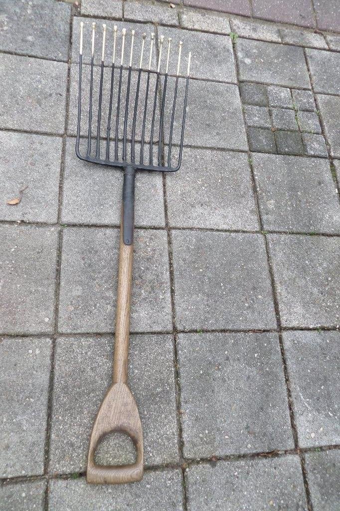Aardappelvork - Puinvork - 13 tanders - D greep - 2 stuks, Tuin en Terras, Ophalen, Zo goed als nieuw, Vork