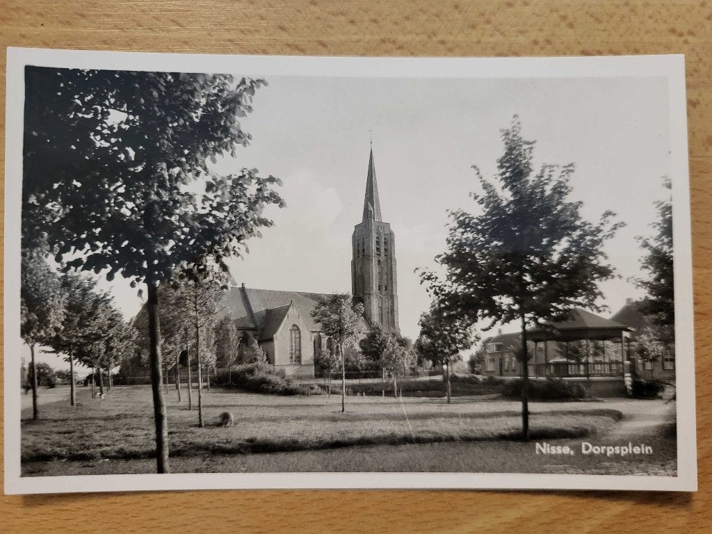 ansicht NISSE Dorpsplein, Ophalen of Verzenden, Voor 1920, Zeeland