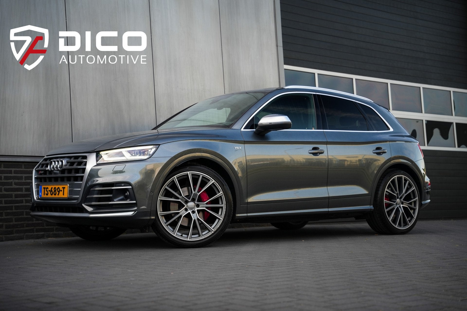 Audi SQ5 3.0 TFSI 354 pk SQ5 Quattro Pro Line Plus S-Line /, Auto's, Audi, Automaat, Gebruikt, 2995 cc, Leder