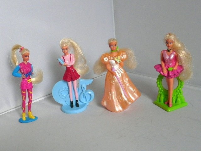 McDonalds 1995 # Barbie (4 stuks), Ophalen of Verzenden, Zo goed als nieuw, Barbie