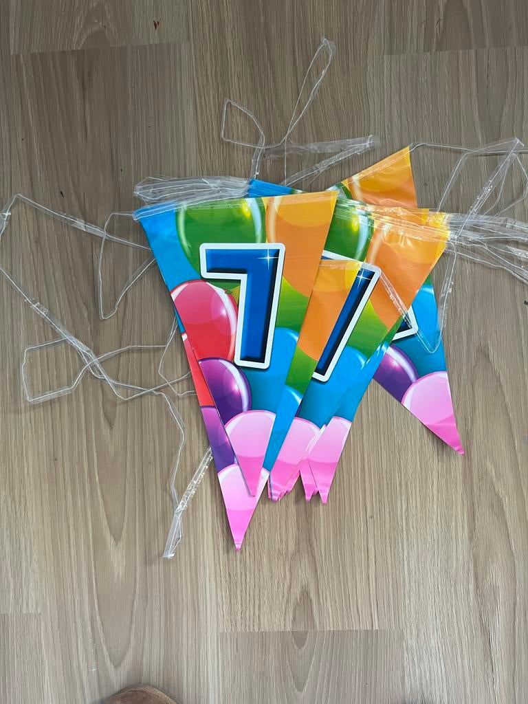 Slinger 7 jaar - Verjaardag versiering, Ophalen, Gebruikt, Versiering, Verjaardag
