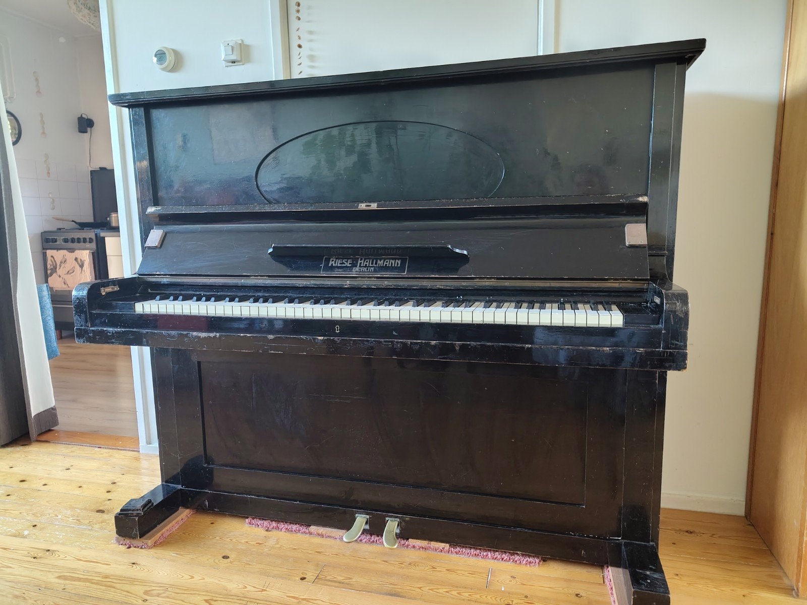 gratis piano, Ophalen, Gebruikt, Zwart