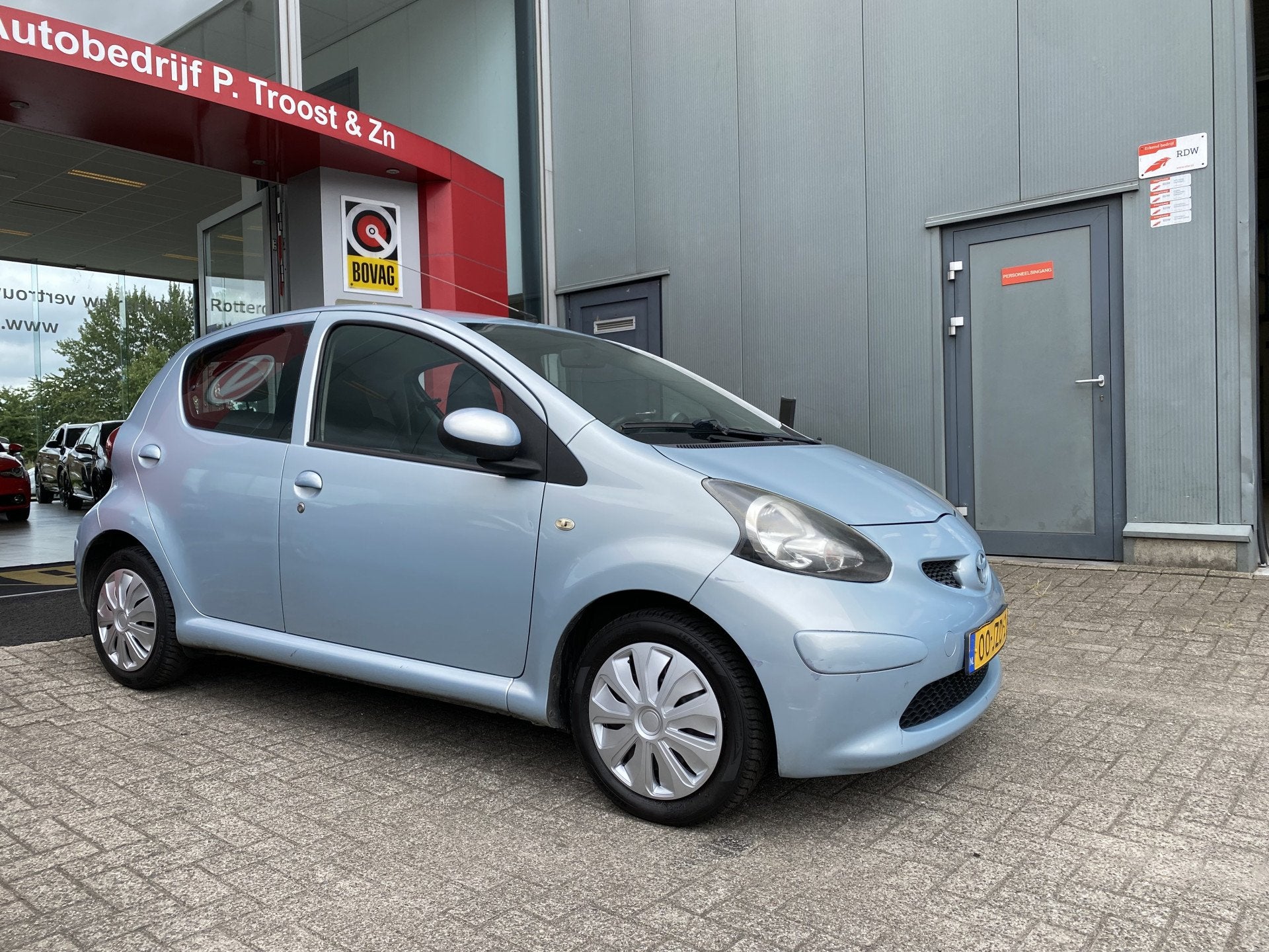 Toyota Aygo 1.0-12V,Airco,Elektrischpakket,Stuurbekrachting,, Auto's, Voorwielaandrijving, Stof, Gebruikt, Zwart