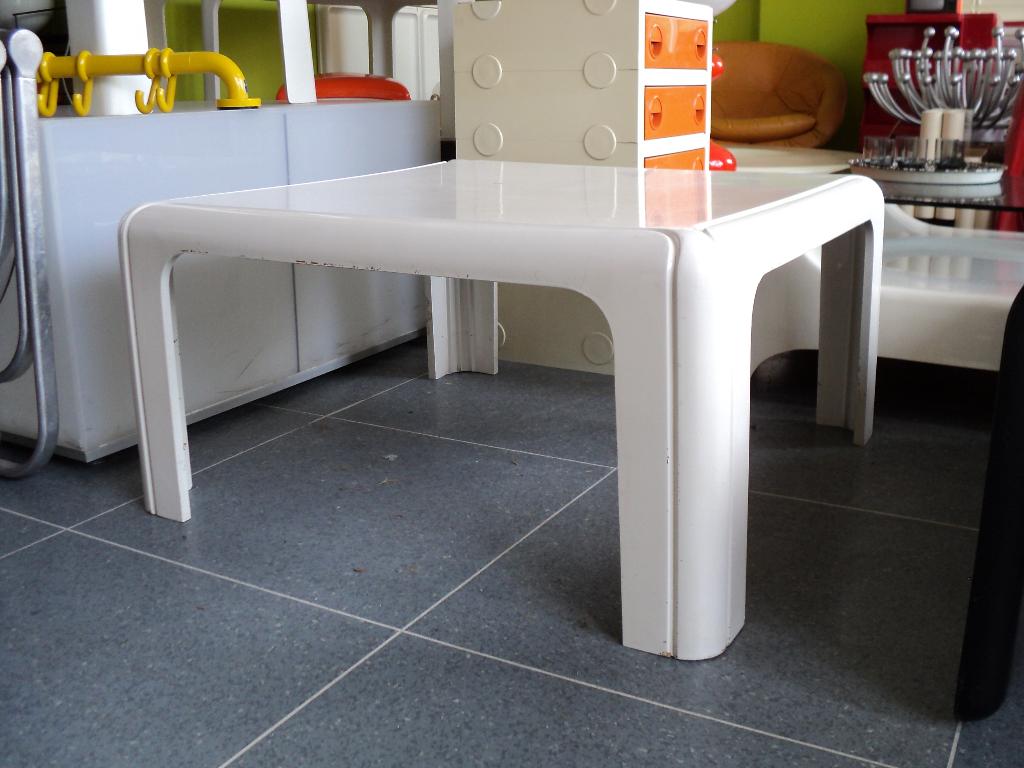 Kartell salontafel Gae Aulenti design jaren 60 70 retro, Ophalen, Vintage, Gebruikt, ?
