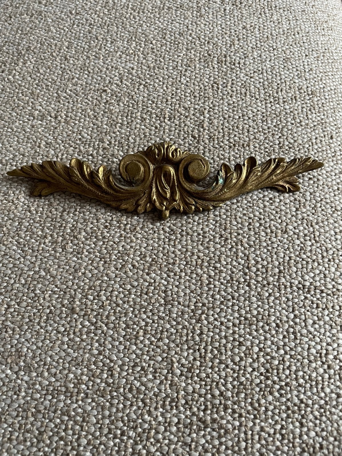 Antiek bronzen ornament - decoratief element, Ophalen of Verzenden