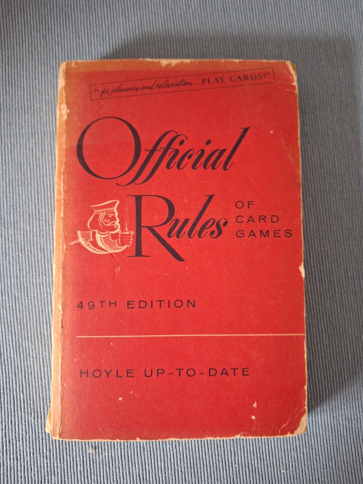 The Official Rules Of Card Games 49th edition-Softcover-1955, Boeken, Advies, Hulp en Training, Gelezen, Ophalen of Verzenden