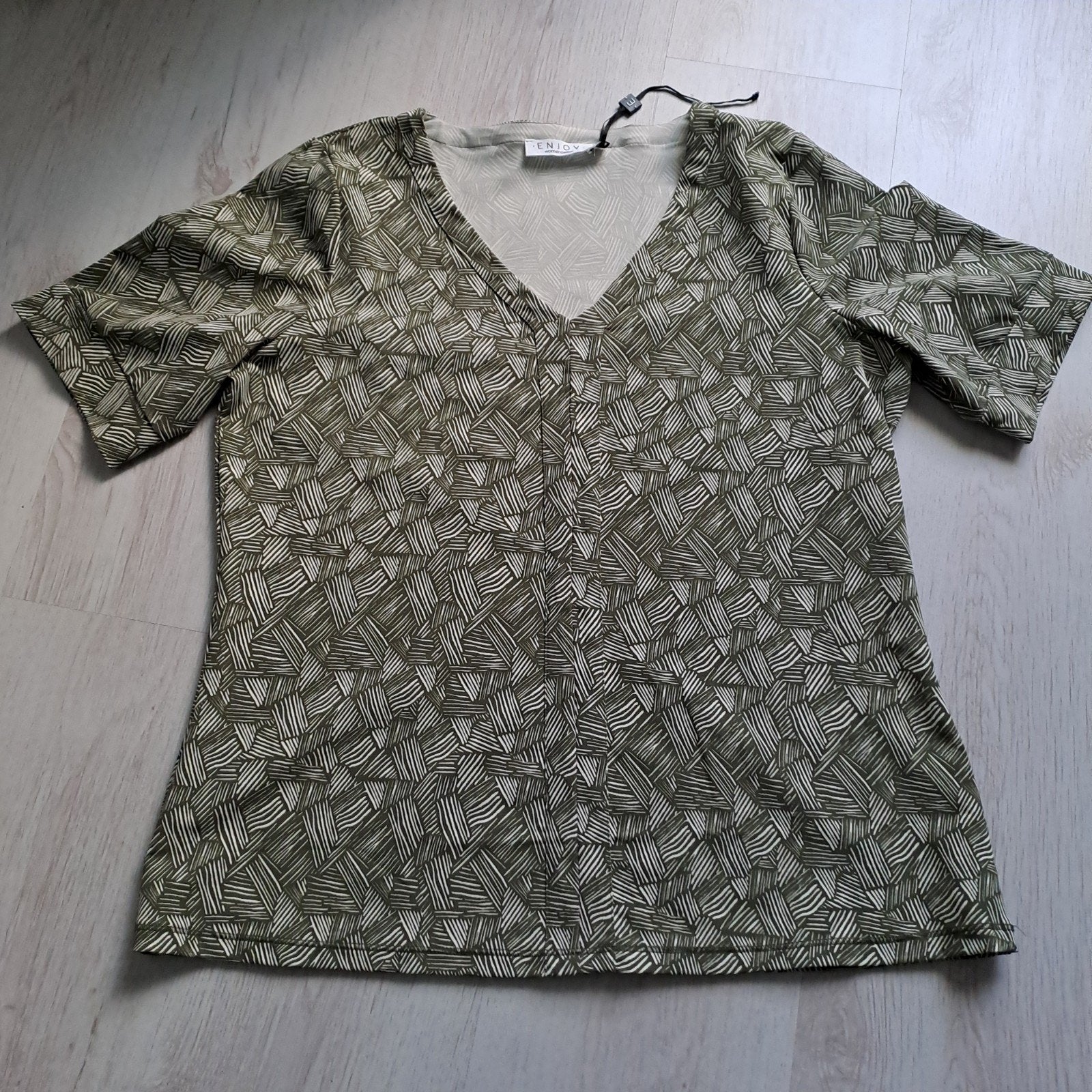 Enjoy Travelstof Shirt Maat L Nieuw, Maat 42/44 (L), Enjoy, Nieuw, Ophalen of Verzenden