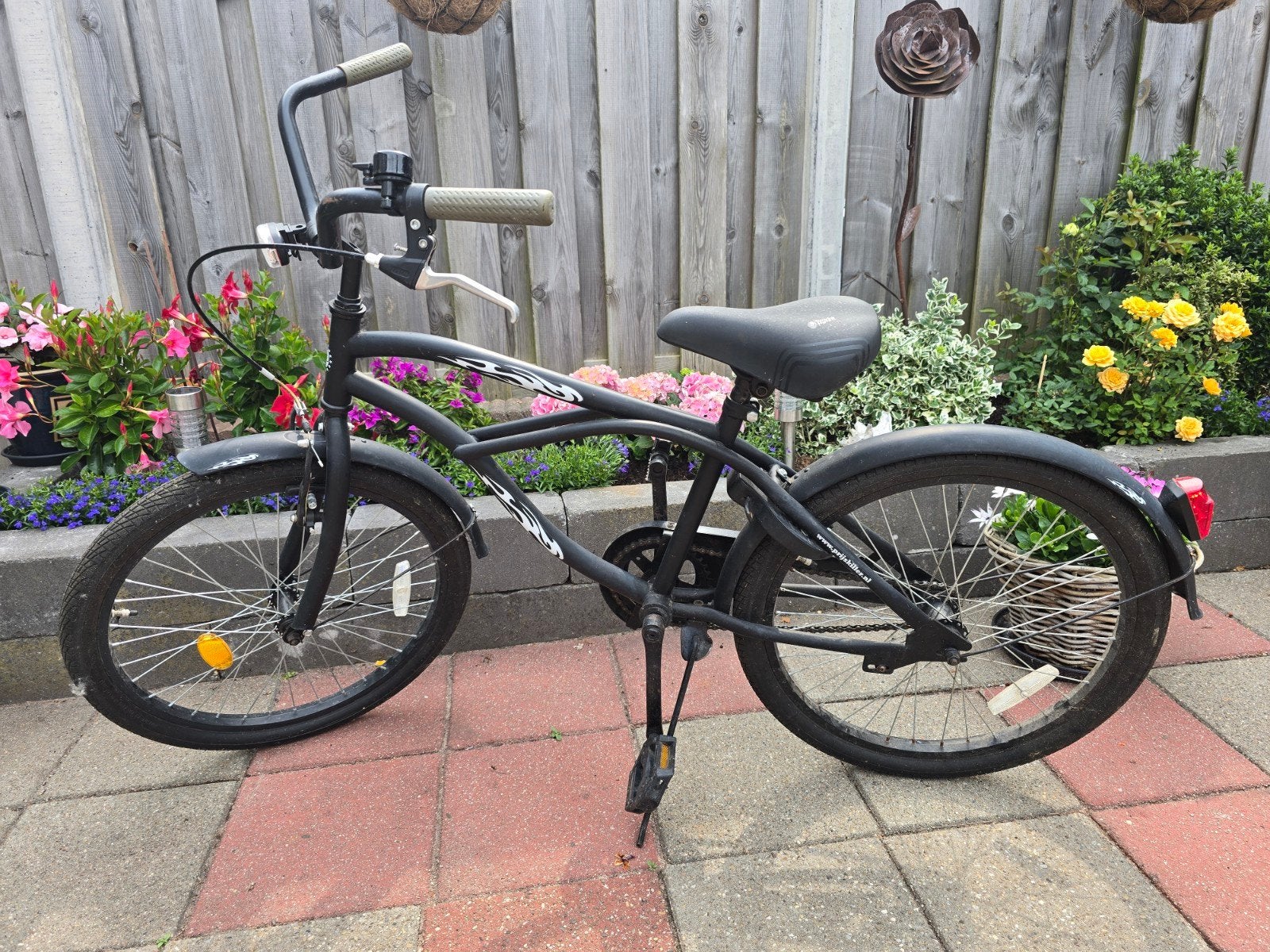 Jongensfiets 22 inch, Terugtraprem, Gebruikt, Minder dan 49 cm, Ophalen