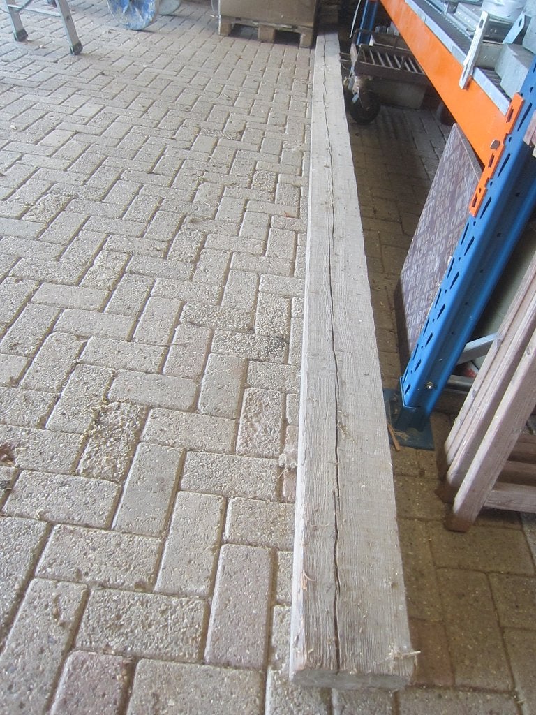 hard houten balk  6 meter    180  x  100   voor overspanning, Doe-het-zelf en Verbouw, Hout en Planken, Ophalen, Zo goed als nieuw