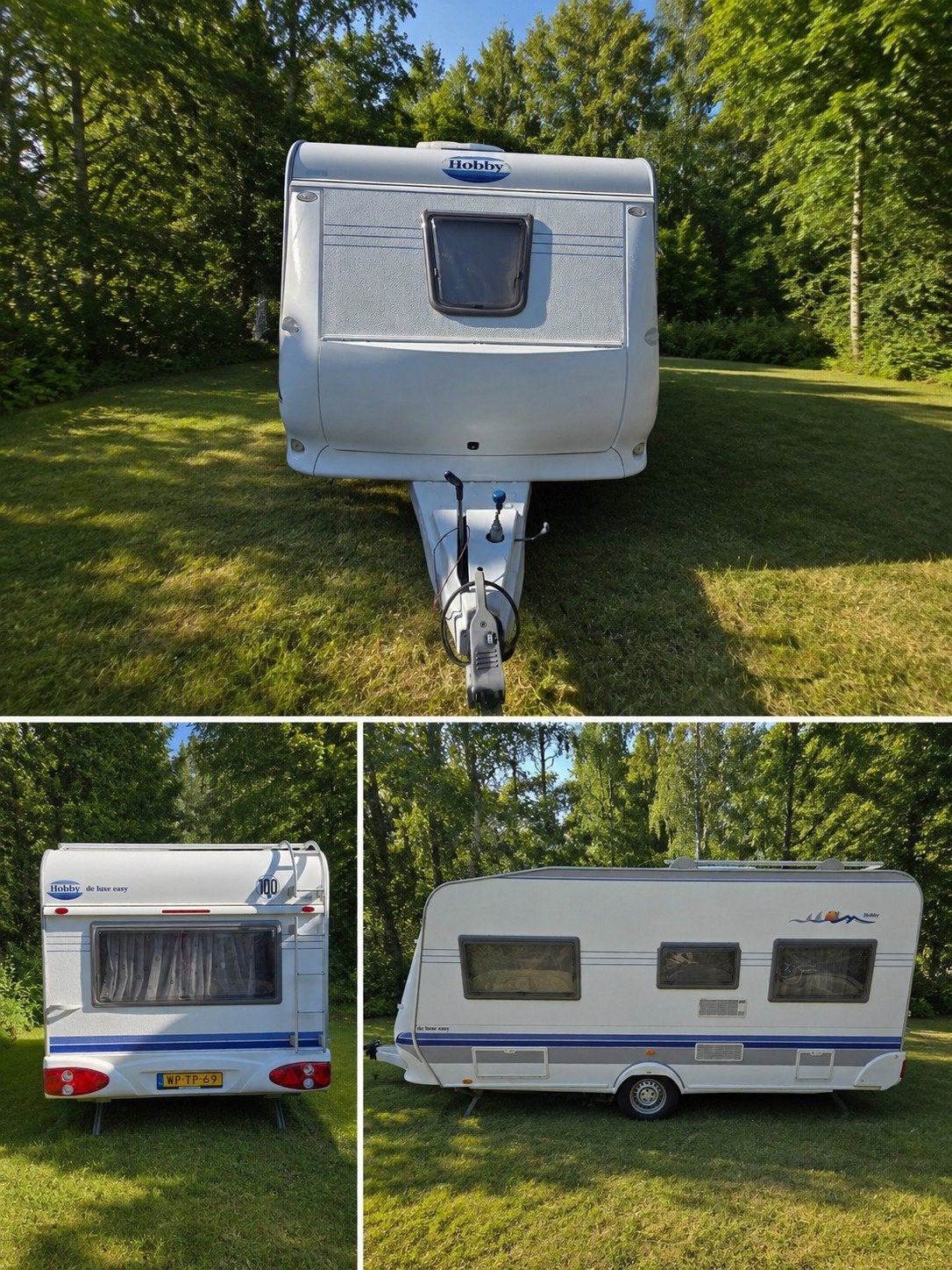 Hobby de Luxe Easy 460 UFE 2005 - Zeer goed onderhouden!, Rondzit, Hobby, Frans bed, Particulier