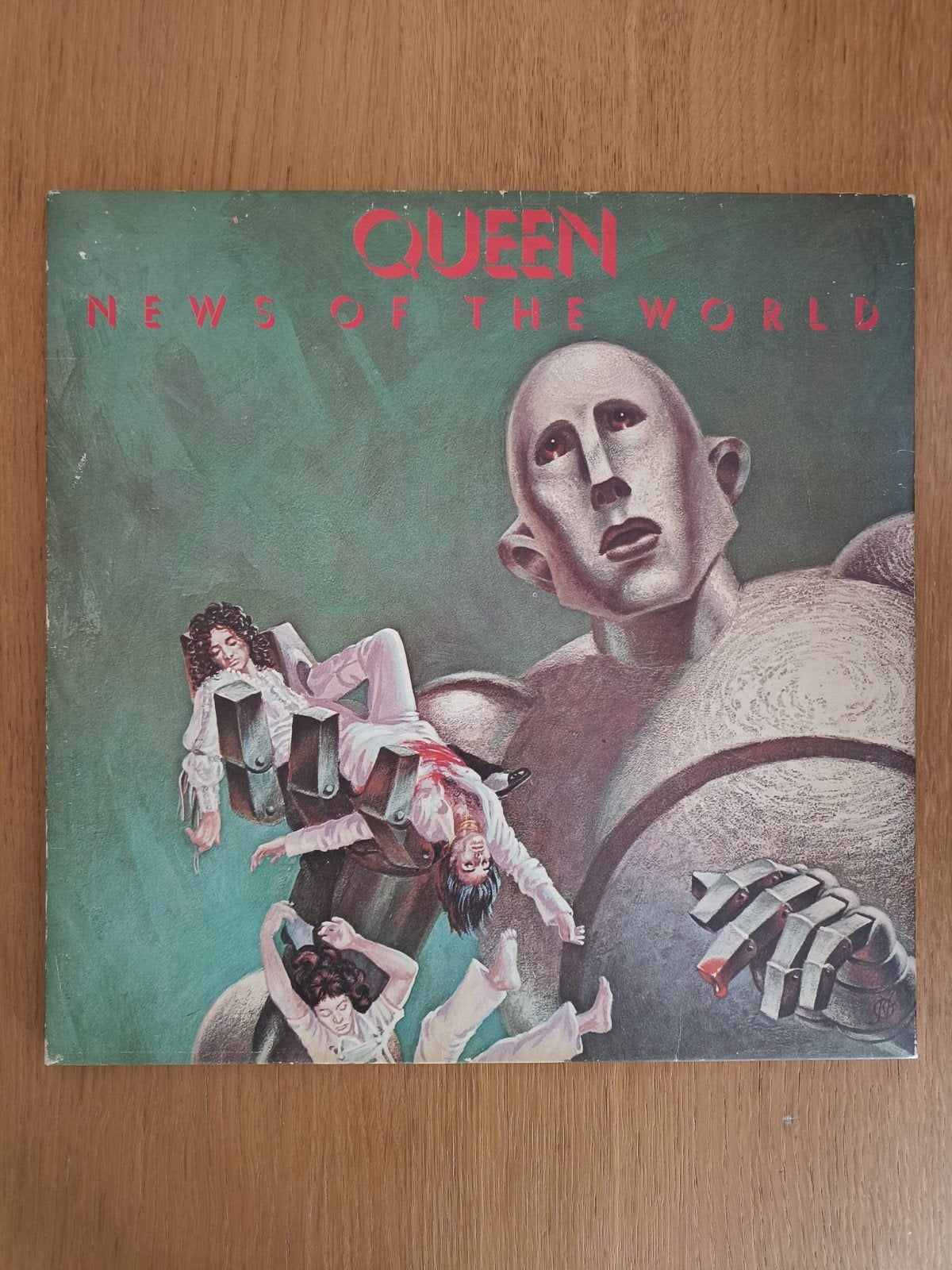 Queen - News Of The World LP (1977), LP, Rock, Gebruikt, Originele persing