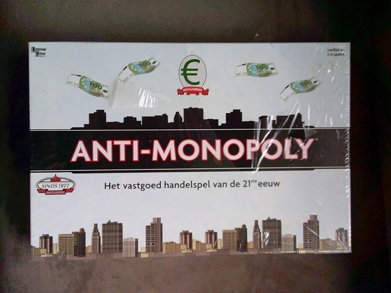 NIEUWE Anti-Monopoly gezelschapsspel, Ophalen of Verzenden, Nieuw