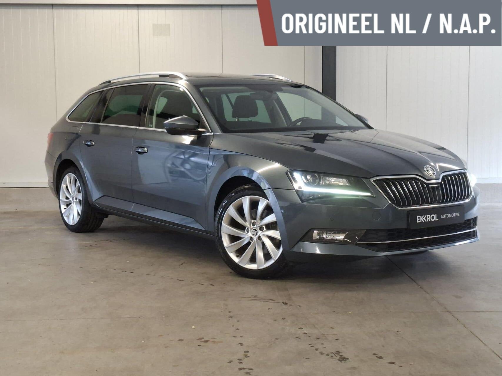 Skoda Superb1.4 TSI Ambition ( OrgNL/AppleCarplay/Pano/NAP ), Voorwielaandrijving, Gebruikt, 4 cilinders, Met garantie (alle)