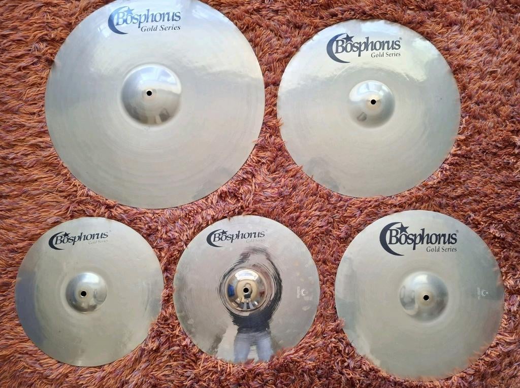 Bosphorus Gold series cymbals bekkens, ., Drums of Percussie, Ophalen of Verzenden, Zo goed als nieuw