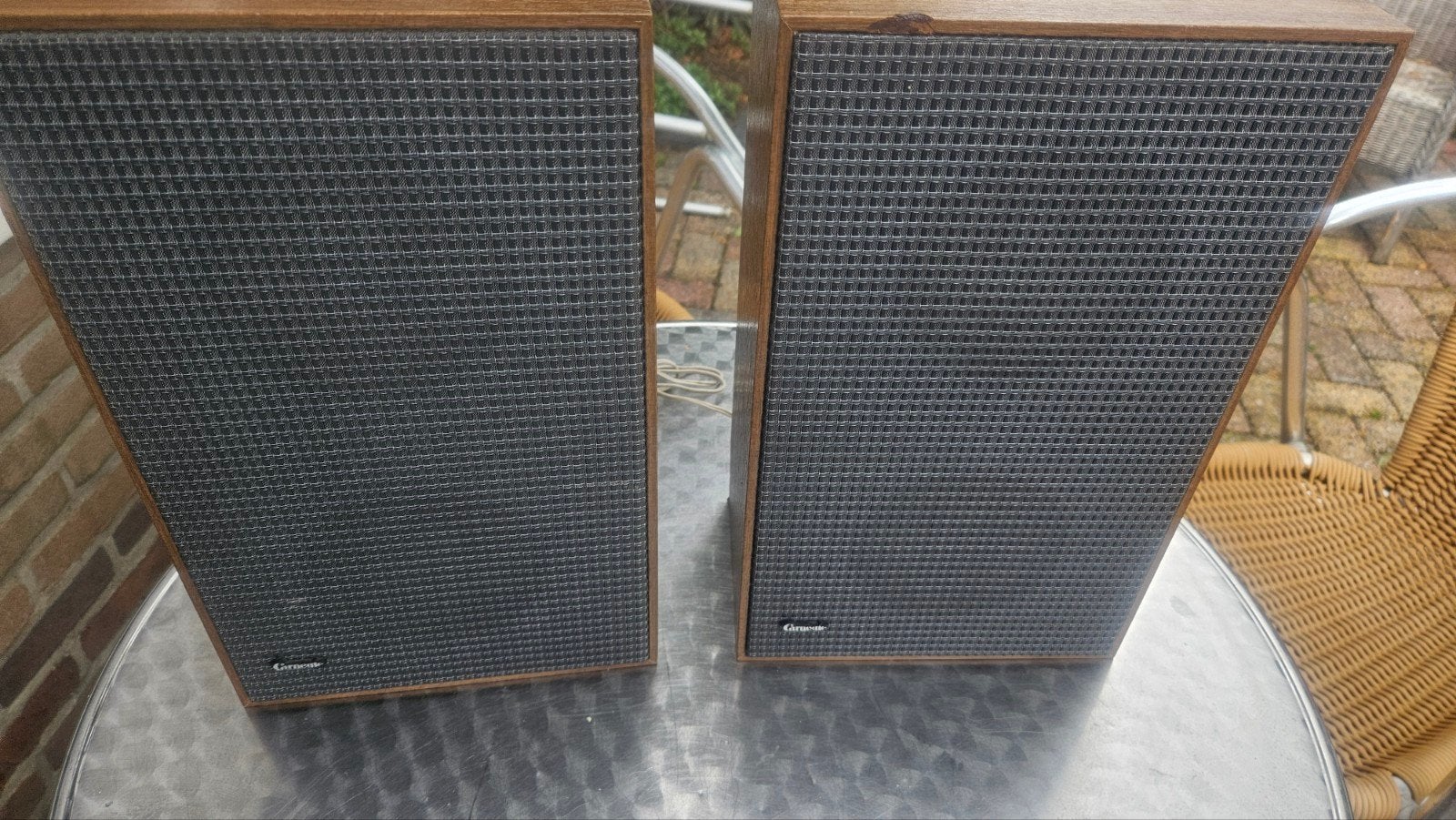 Carnegie liesenkotter vintage luidsprekers zie beschrijvin, Overige merken, Gebruikt, Ophalen of Verzenden, Minder dan 60 watt
