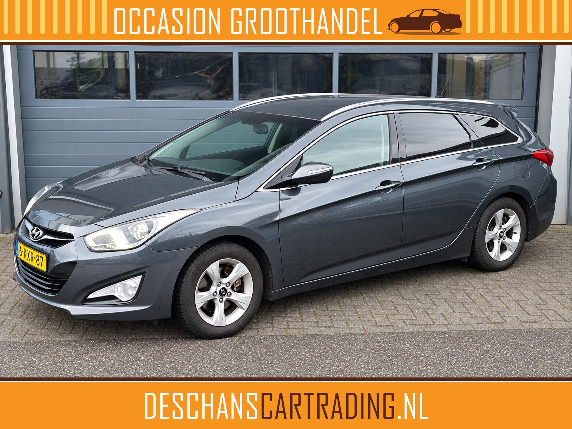 Hyundai i40 Wagon 2.0 GDI Business Edition Automaat Camera,, Auto's, Euro 5, Stof, Zwart, 4 cilinders