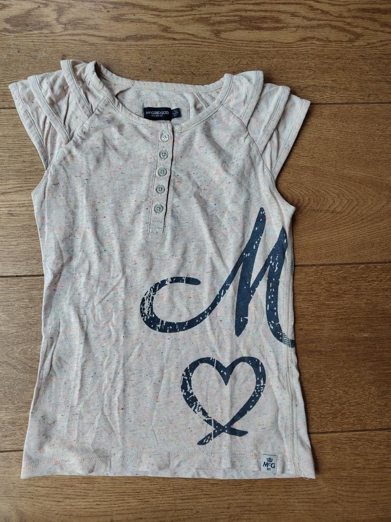 Mouwloos shirt maat 140 van McGregor., Kinderen en Baby's, Kinderkleding | Maat 140, Ophalen of Verzenden, Gebruikt, Meisje, Shirt of Longsleeve