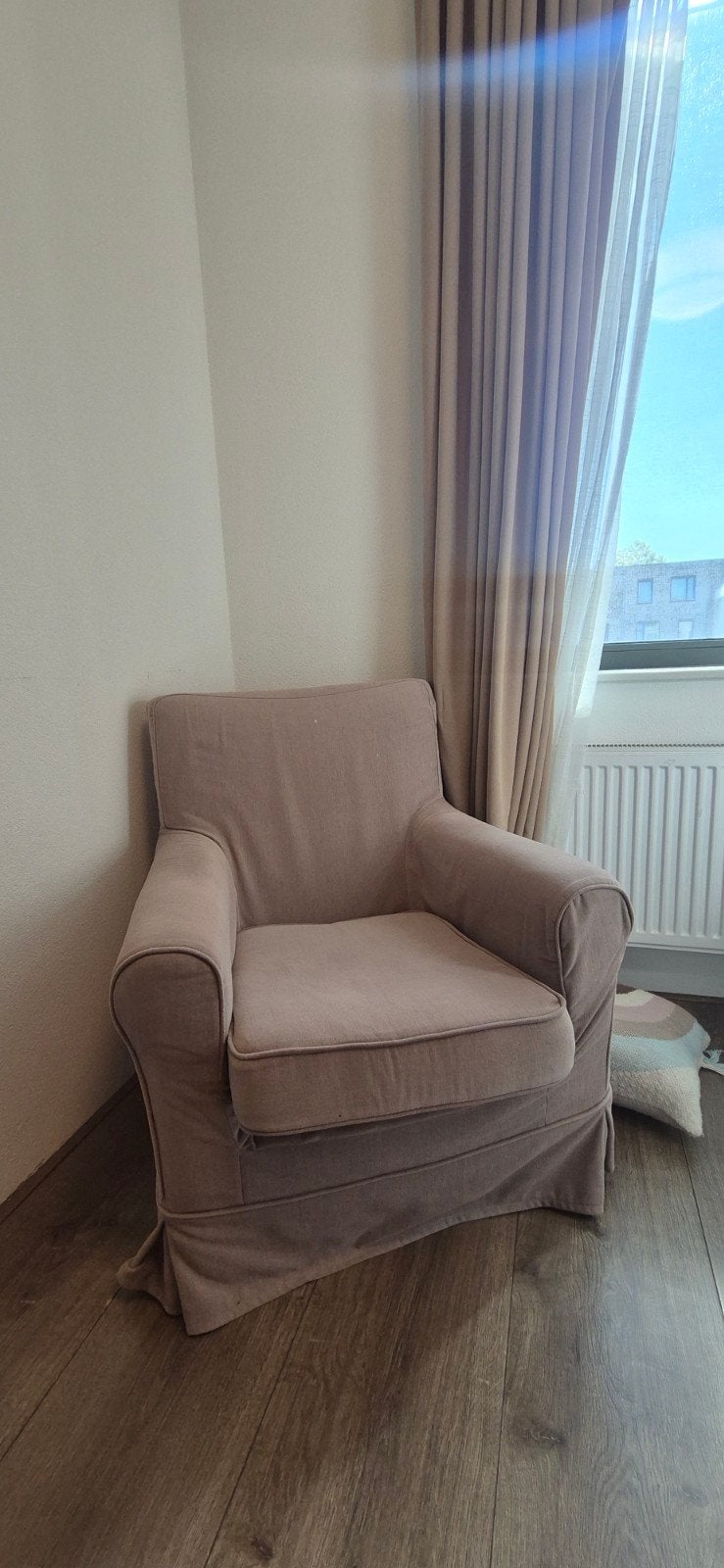 Junnyland IKEA stoel met extra hoesje, Ophalen, Modern, Comfortabel, Gebruikt, 75 tot 100 cm