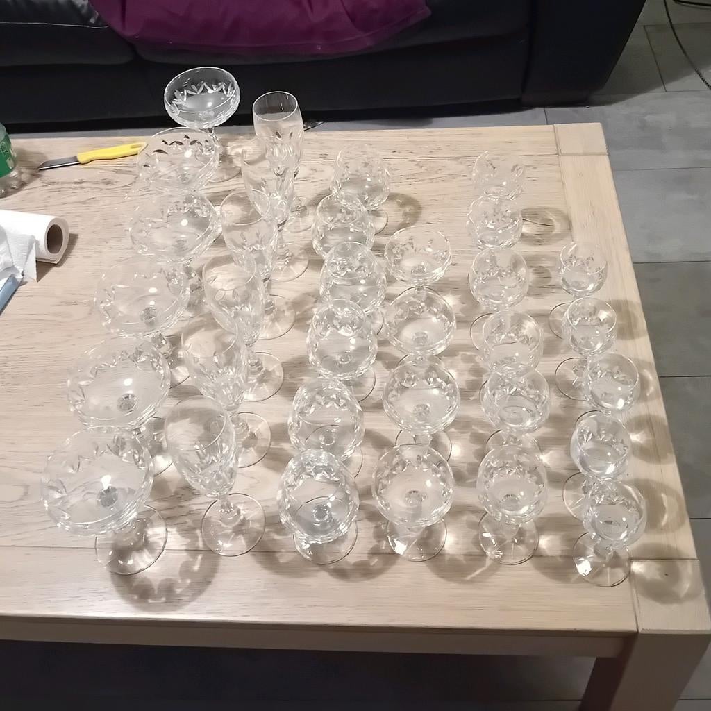 Kristal servies, Antiek en Kunst, Antiek | Glas en Kristal, Ophalen