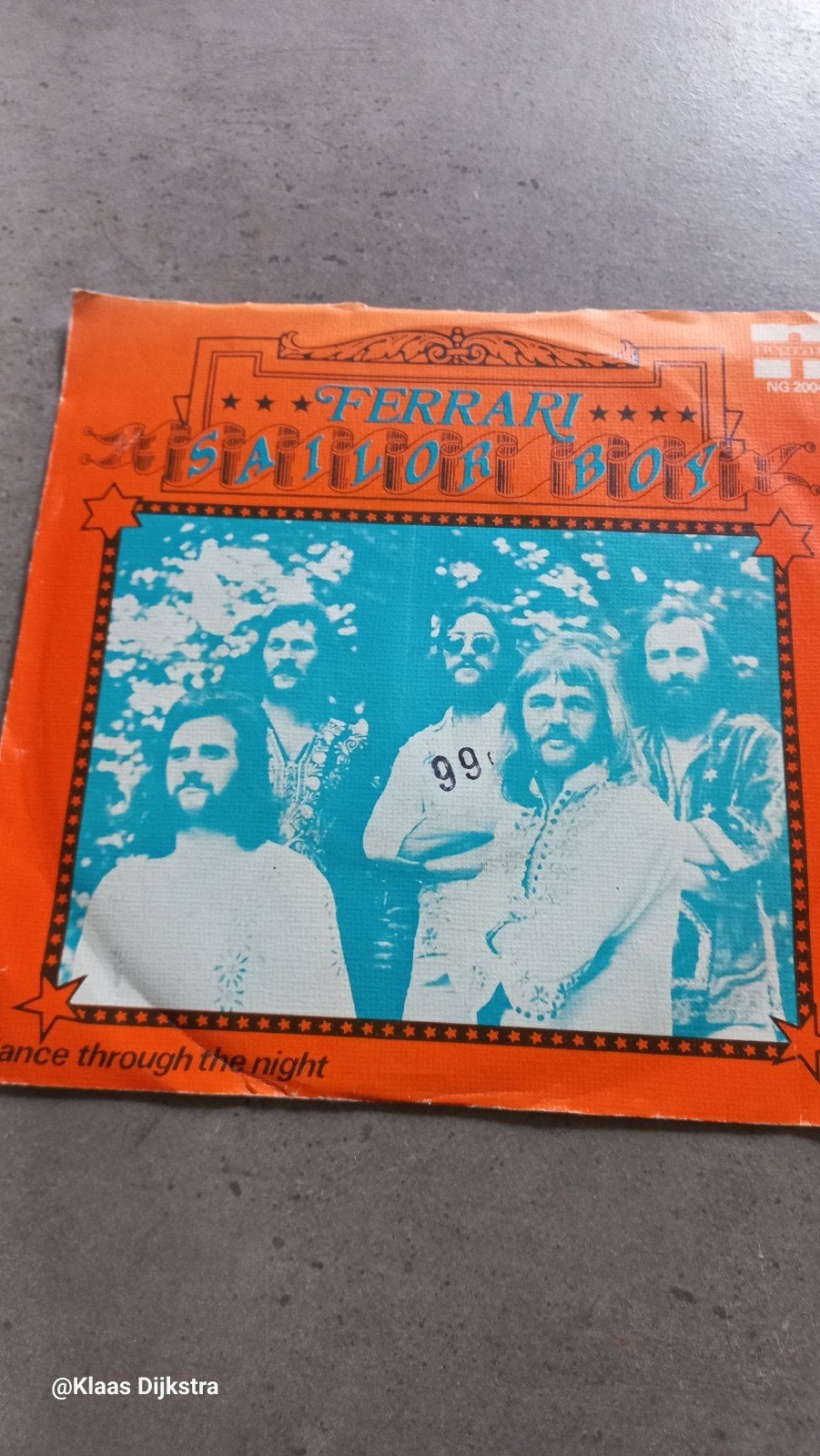 Ferrari - Sailor Boy, Cd's en Dvd's, Vinyl Singles, Ophalen of Verzenden, Gebruikt, 7 inch, Pop