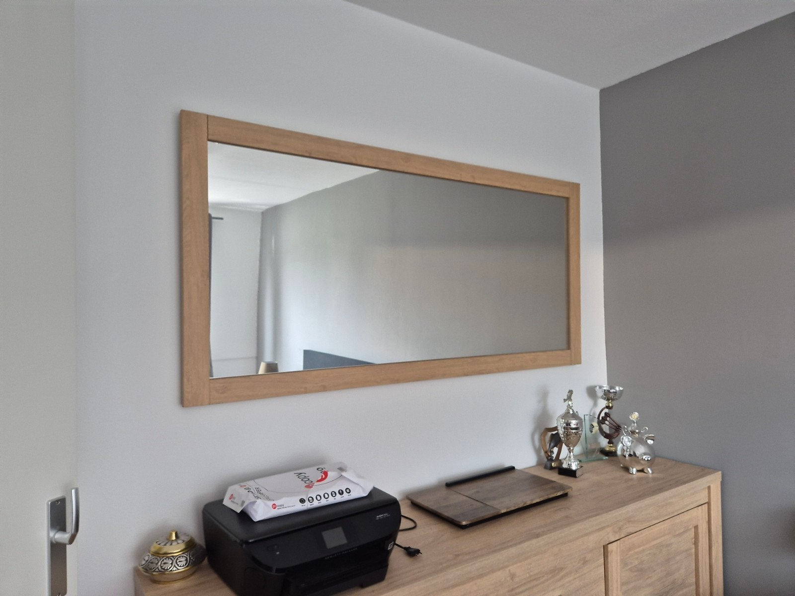 Te koop dressoir kast met spiegel en tv kast, Ophalen, Gebruikt, 25 tot 50 cm
