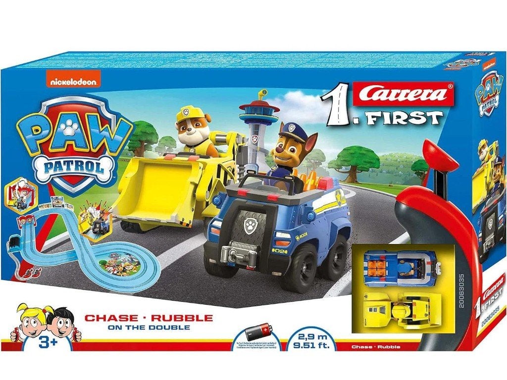 Carrera FIRST PAW Patrol racebaan 2,9 meter – 20063057, Kinderen en Baby's, Speelgoed | Racebanen, Ophalen, Racebaan, Carrera